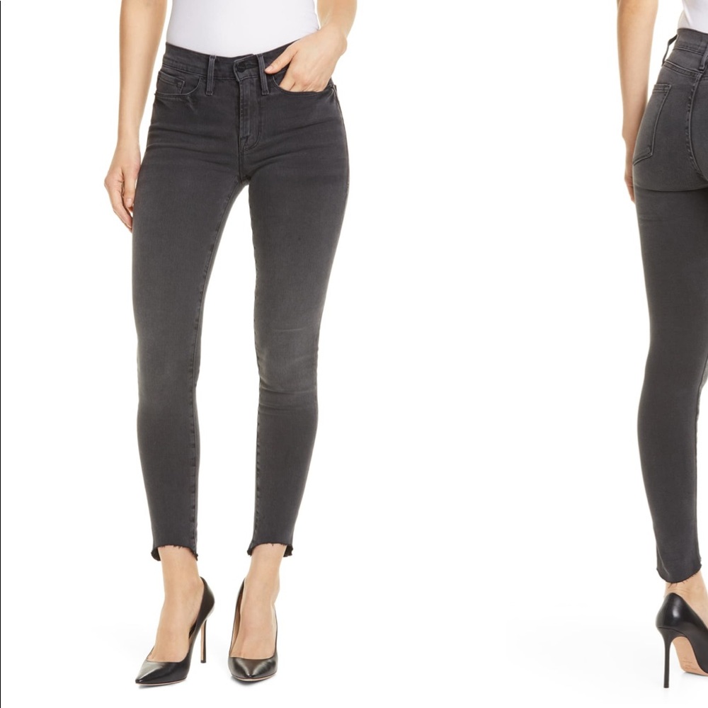 Frame Le Skinny de Jeanne Ankle Jeans in Harlow